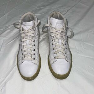 PUMA WOMEN'S CA PRO MID WHITE SNEAKERS 36421301 !!GOOD CONDITIONS!!!